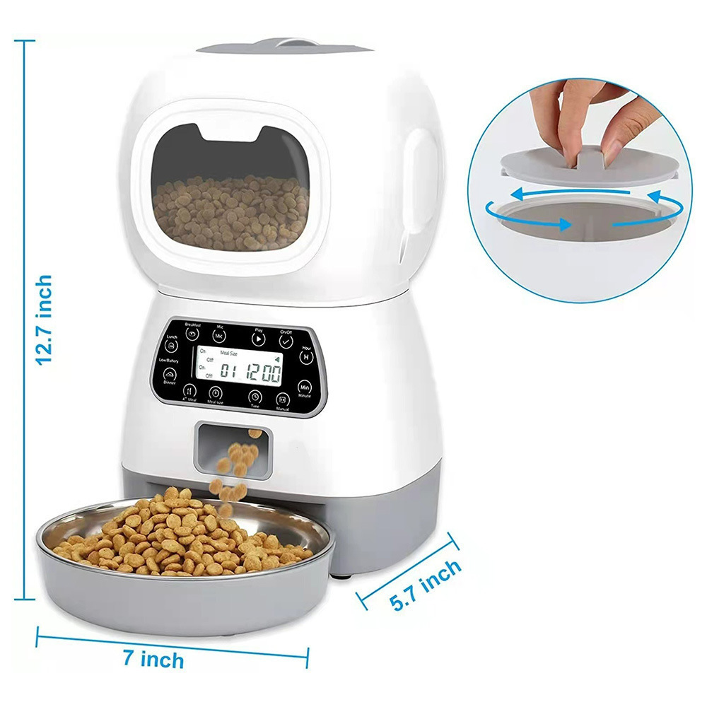 Smart Pet Feeder Dimensions