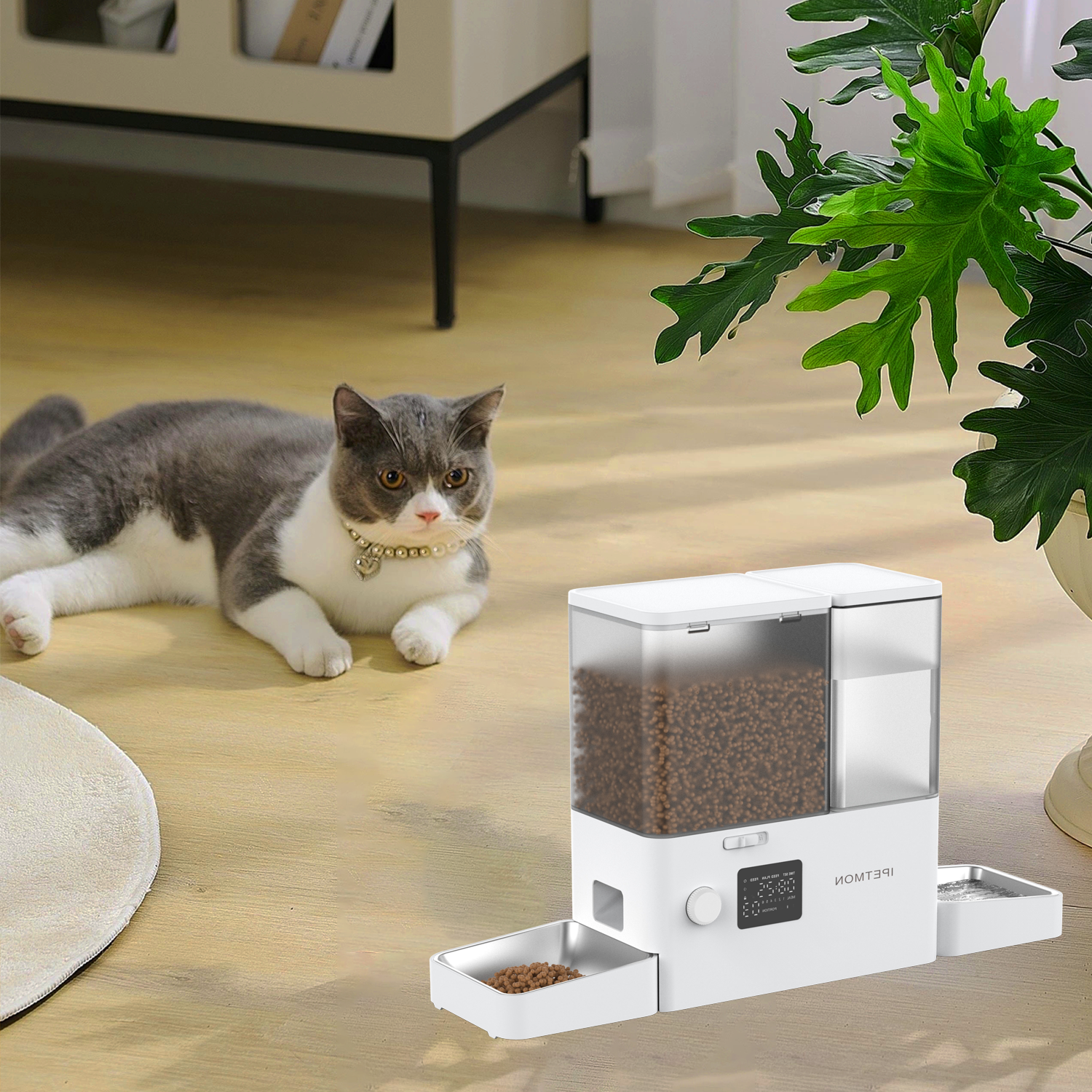 Automatic Water And Food Integration Pet Feeder New Smart Dog Food Pet Dispenser For Dogs