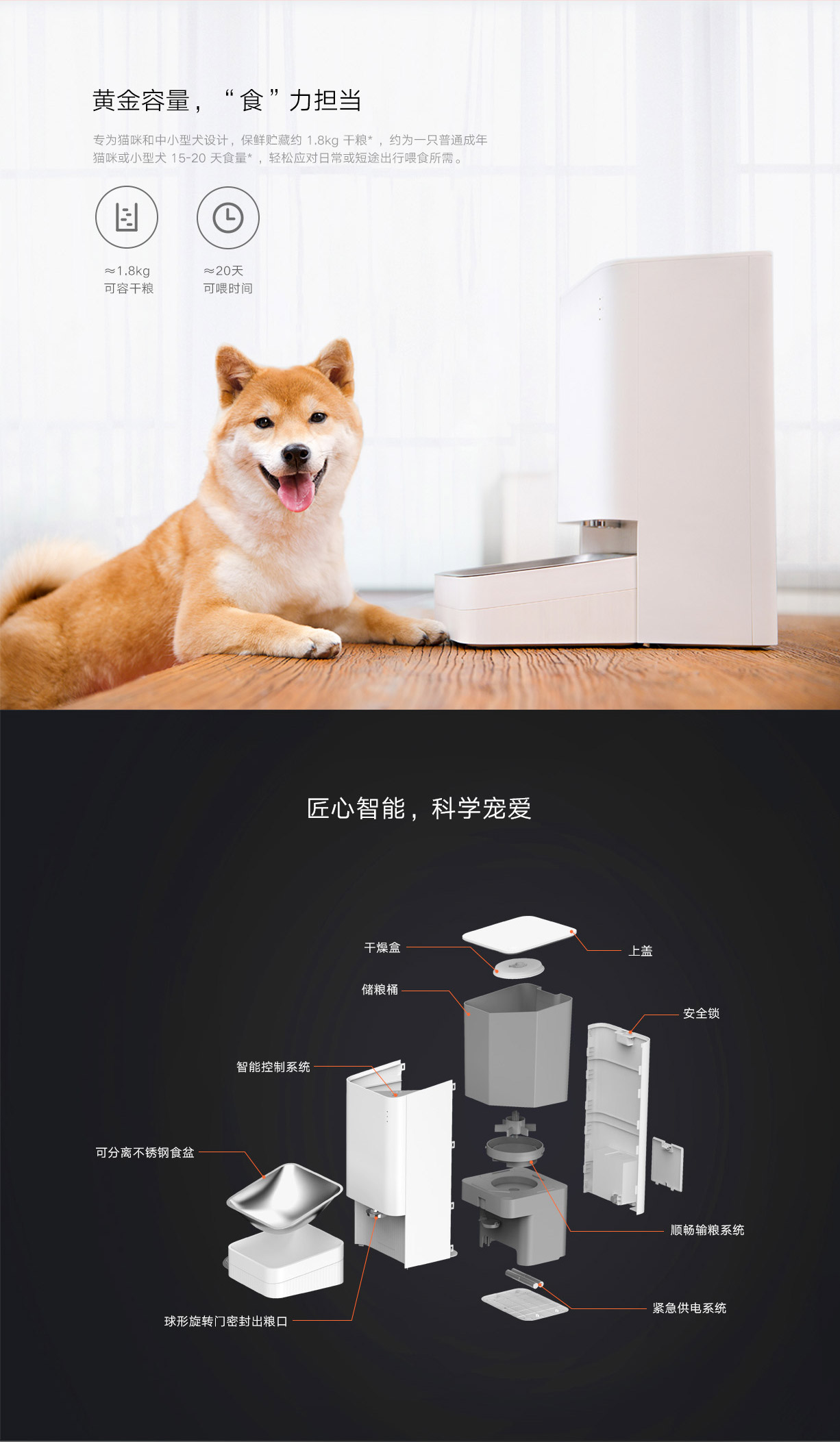 Mi Mijia Smart Pet Feeder Triple Freshness
