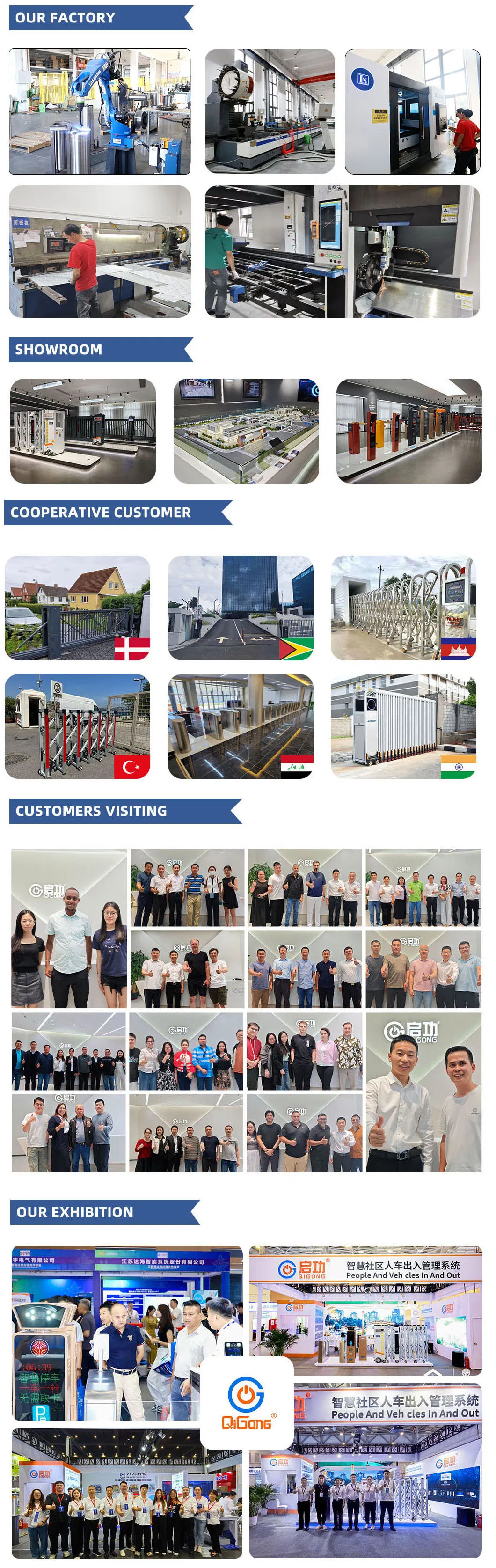 Stadium Pedestrian Turnstile RFID License Plate Recognition Smart Tourism Ticketing Management System