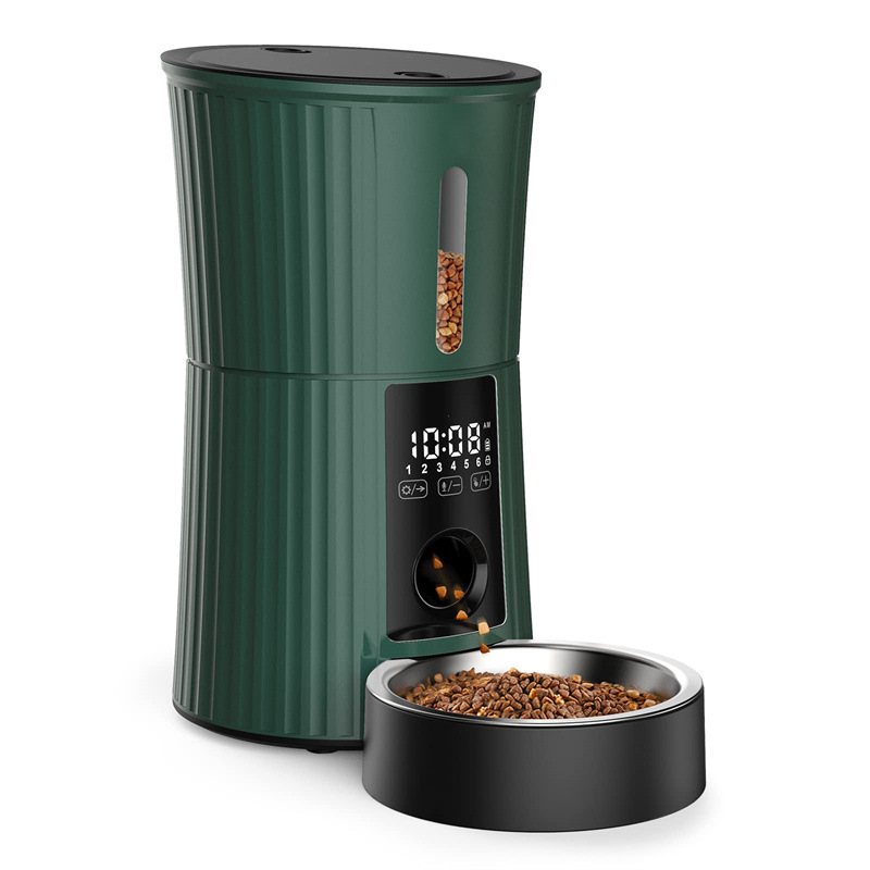 Smart Pet Automatic Feeder Timed Quantitative Food Dispenser for Cats Dogs Cross Border Hot Sale Anti Jam Food Feeding Device