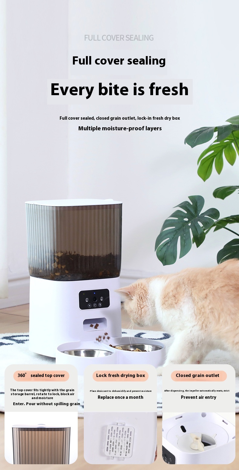 WiFi Pet Smart Automatic Feeder Showcase 12