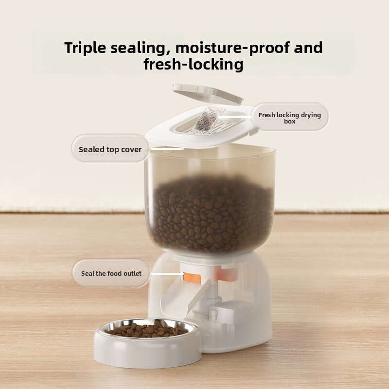Paiwang 3L Automatic Feeding Machine for Cats Dogs Wifi Smart Pet Feeder App Remote Timing Solid Bowls Cross-Border Storage