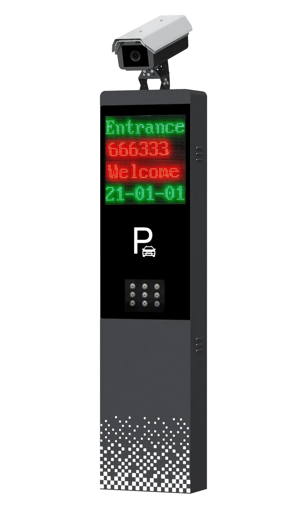 Smart RFID Barrier Gate System with License Plate Recognition