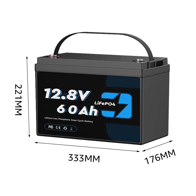 Emergency Home Power Outage Solution 12V 60Ah High-Capacity Battery-Powered Lighting with Solar System