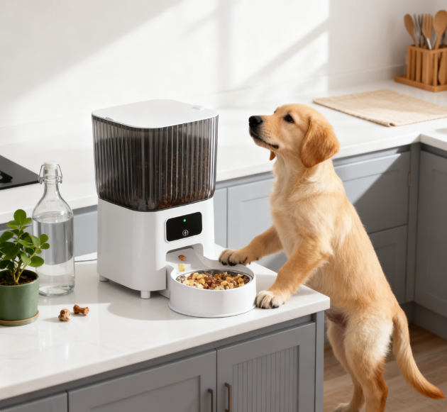 Wholesale New WiFi Pet Intelligent Automatic Feeder Timed and Quantitative Feeder Remote Voice and Video for Dogs and Cats