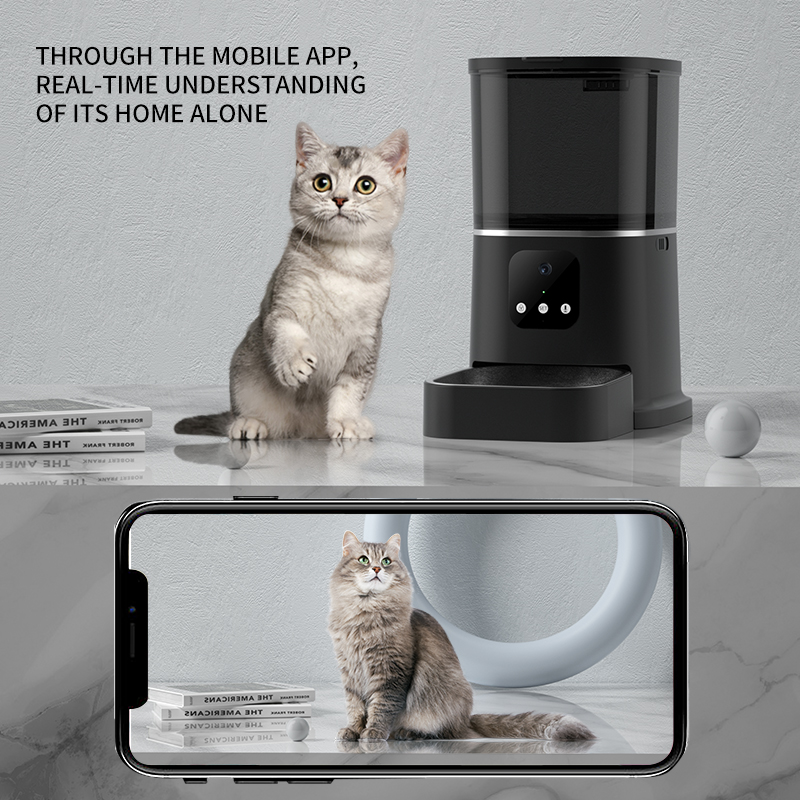 New Stock Arrival Pet Supplies Automatic Cat and Dog Smart Timing Feeder Pet Food Dispenser WiFi Intelligent Pet Feeder
