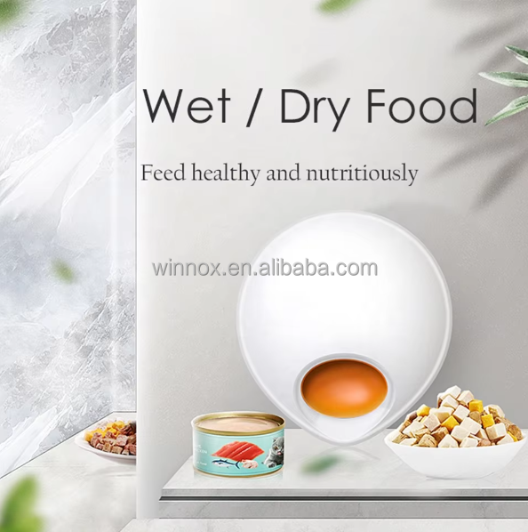 WiFi Pet Feeder 5-Meal Timer Dogs &amp; Cats Wet/Dry Food &amp; Refrigerated Storage Automatic Pet Wet Food Dispenser with Bowl Washing