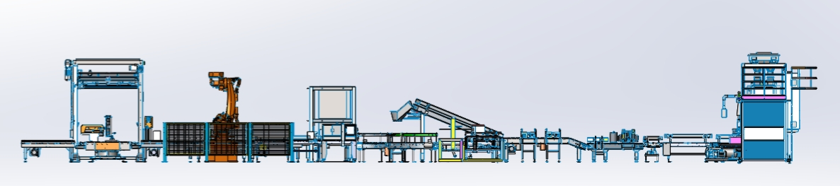 Fully Automatic Packing System Smart Pouch Packing Equipment Efficient Automatic Small Packer