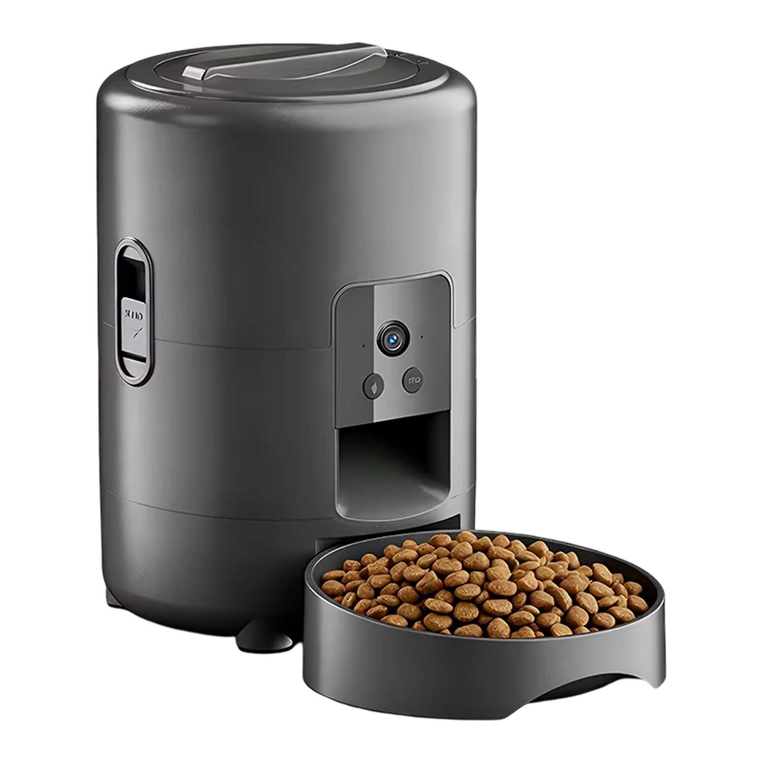 Sudex Q0292L Auto Cat Dog Feeder Camera Smart WiFi App Timed Dry Food Dispenser Diet Portion Meal Control Plastic Solid