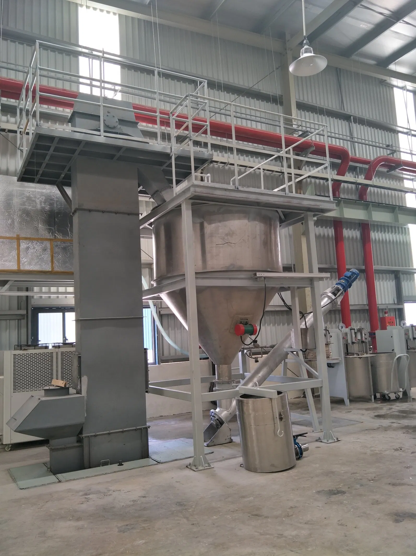 Single Working Station for Plaster Feeding Weighting System