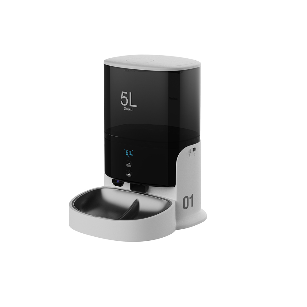 YHpet 5L WiFi APP Smart Multi-cat Health Management Automatic Feeder for Cats