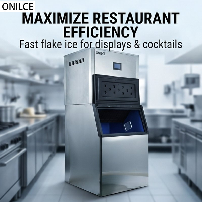 Accurate Temperature 200kg Capacity Dispensing Pharmacy Medicine Cooling Flake Ice Machine