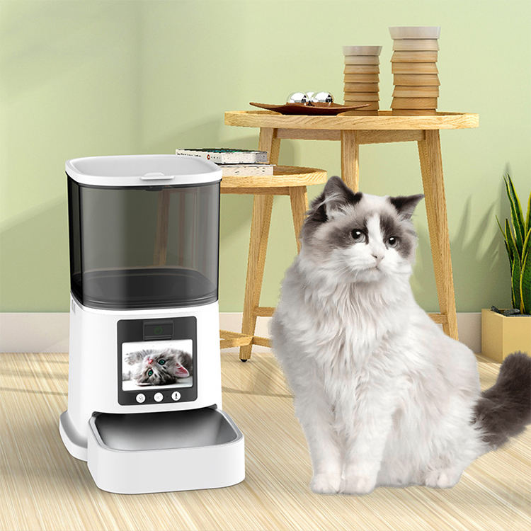 Popular Pet Supplies App Remote Control Voice Recording Custom Feeding Plan Suitable Wifi Smart Pet Feeder For Multi Pet Family