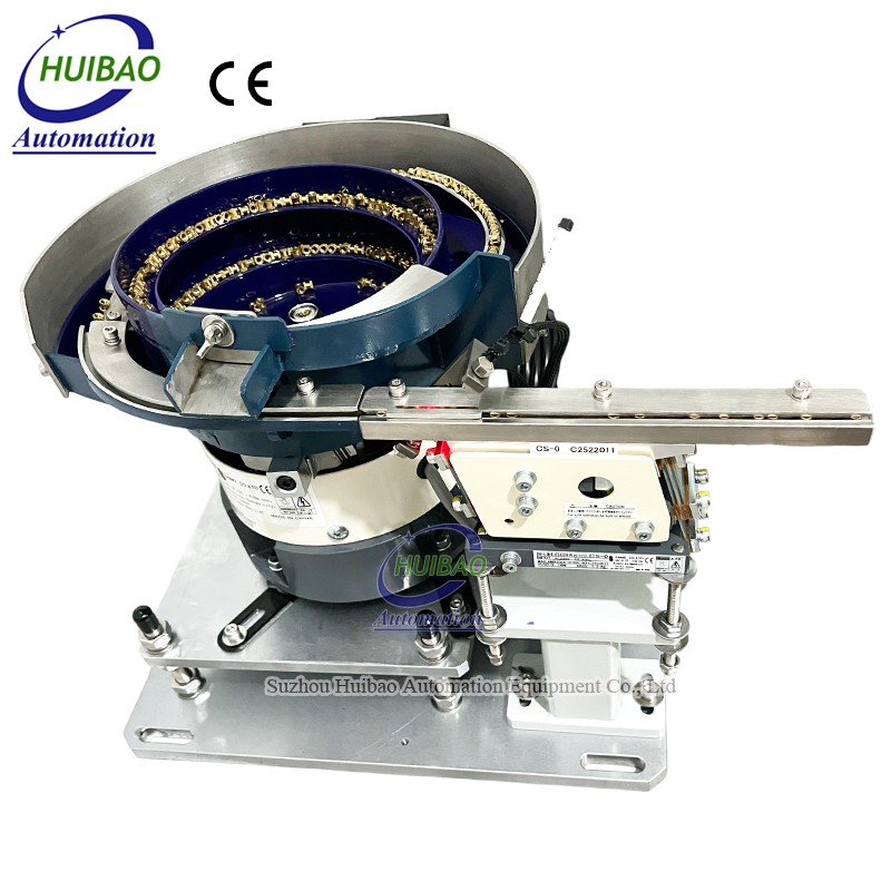 Precision 5 Tracks Plastic Parts Feeder Machine Automation Vibrating Bowl Feeding System