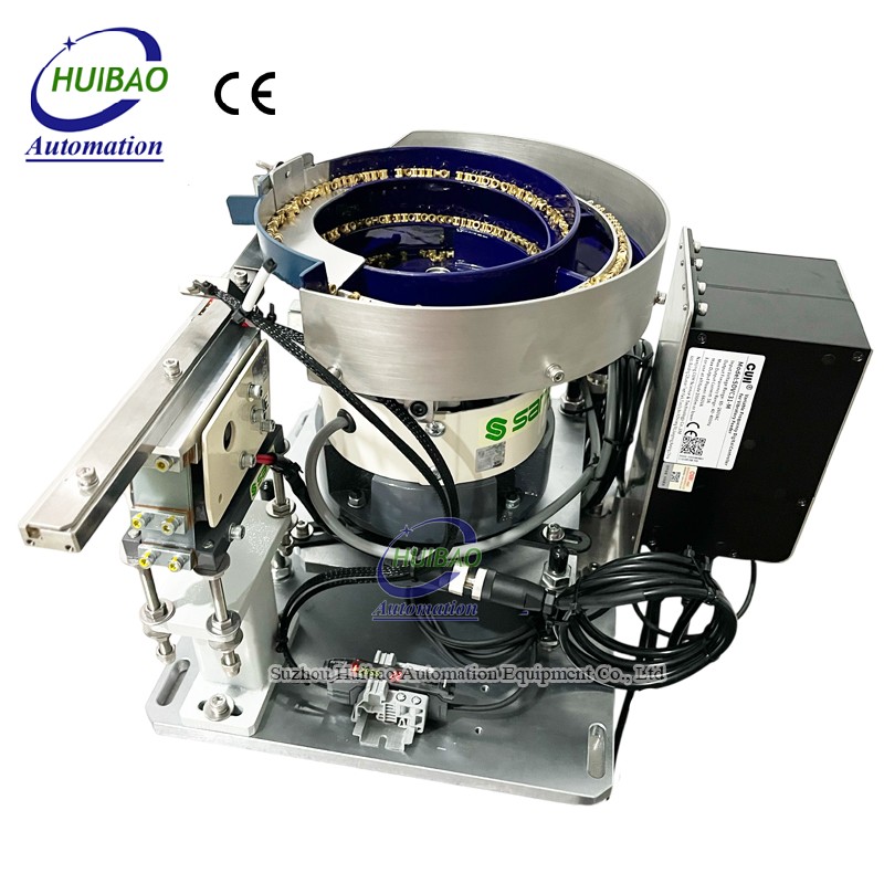 Precision 5 Tracks Plastic Parts Feeder Machine Automation Vibrating Bowl Feeding System