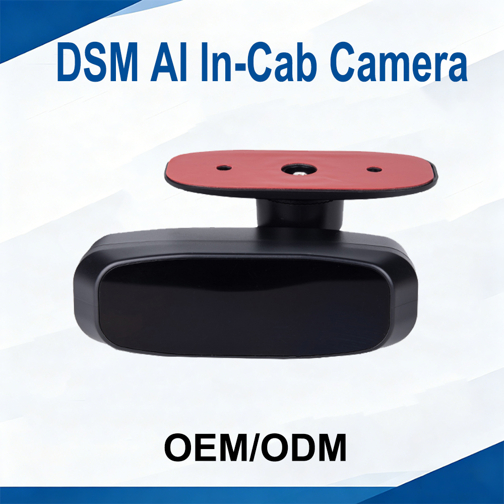 AI Driver Behavior Monitoring System DSM Camera Fatigue Detection Distraction Alert 6mm Lens 720P AHD Sensor for Fleet Safety