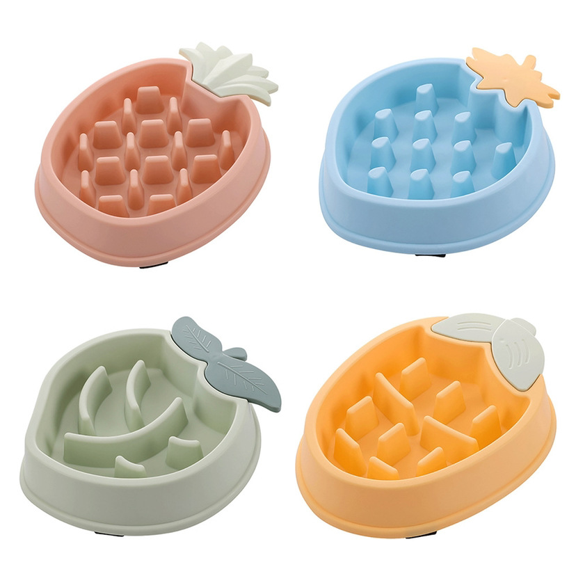 Pet Large Dog Feeding Bowls Eating Feeder Dish Prevent Obesity Pet Dogs Supplies Non-slip Slow Down Food Bowl Non-slip