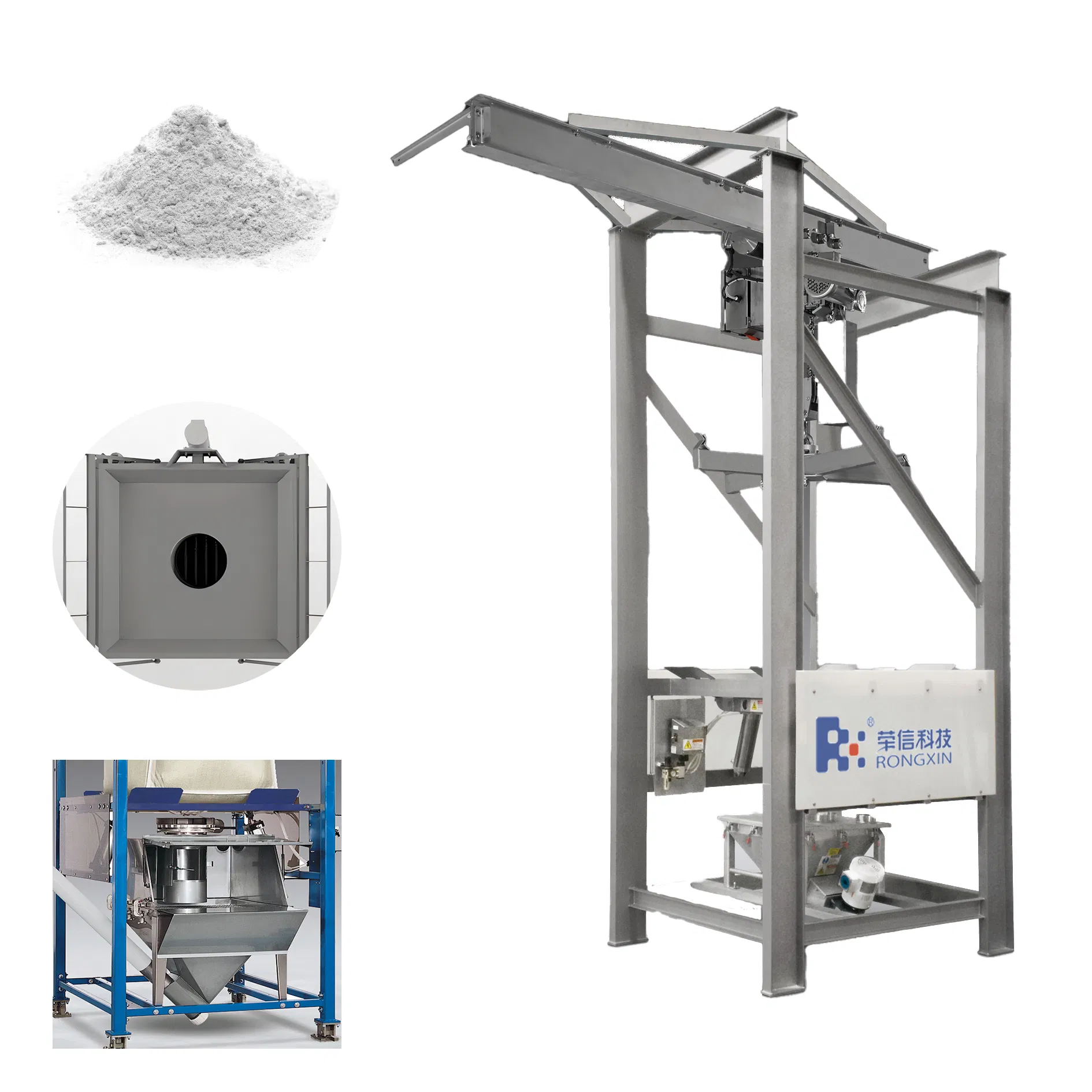 High-Efficiency Bulk Bag Discharge System for Food Processing