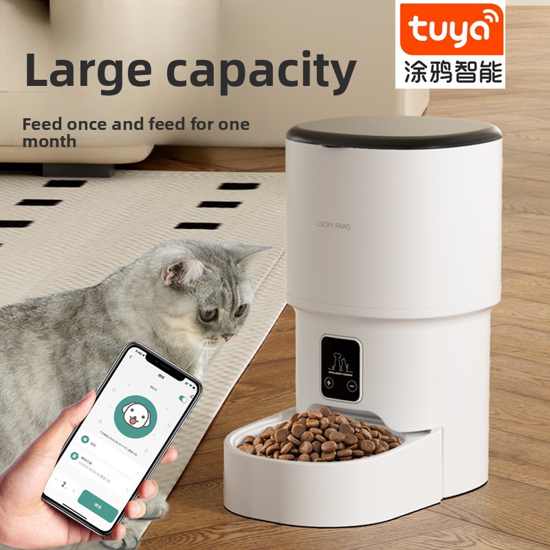 Wholesale Smart Pet Feeder HD Camera Video Remote View Voice Intercom App Control Automatic Timing Pet Food Dispenser Cats Dogs
