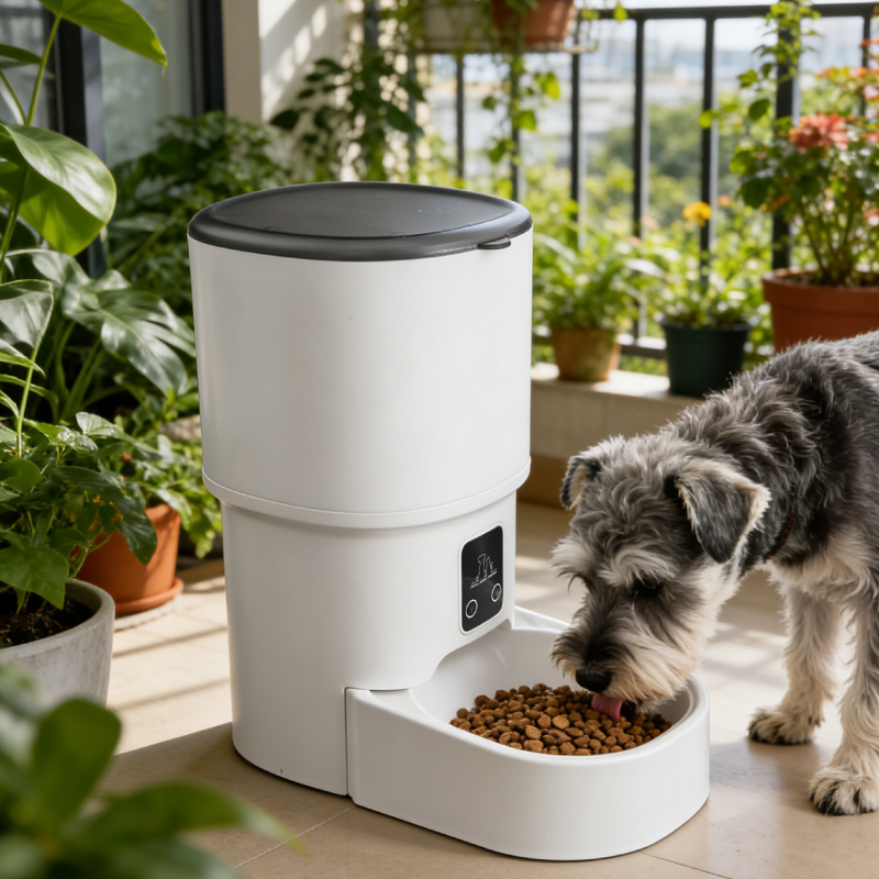 Smart Pet Feeder with Tuya App Wi-Fi Smart Pet Feeder Tuya App Automatic Pet Food Dispenser