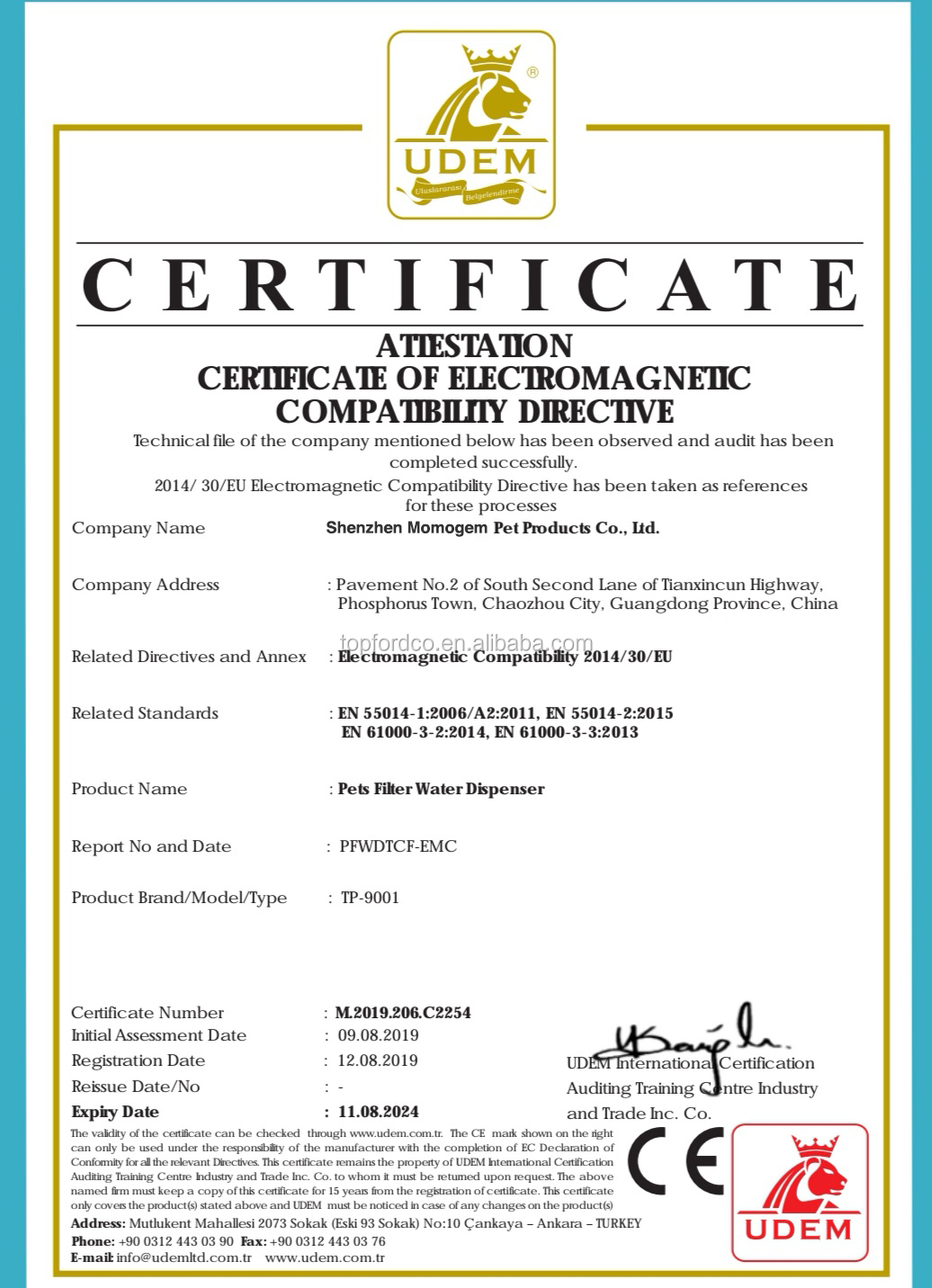 Certificate 1
