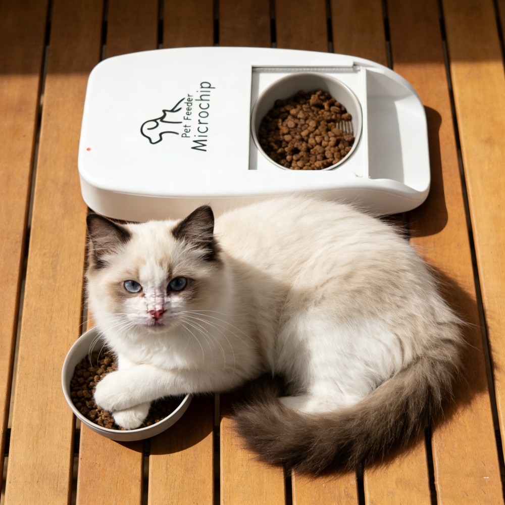 Interactive Pet Feeding System with AI Technology, Remote Access, and Precise Portion Control