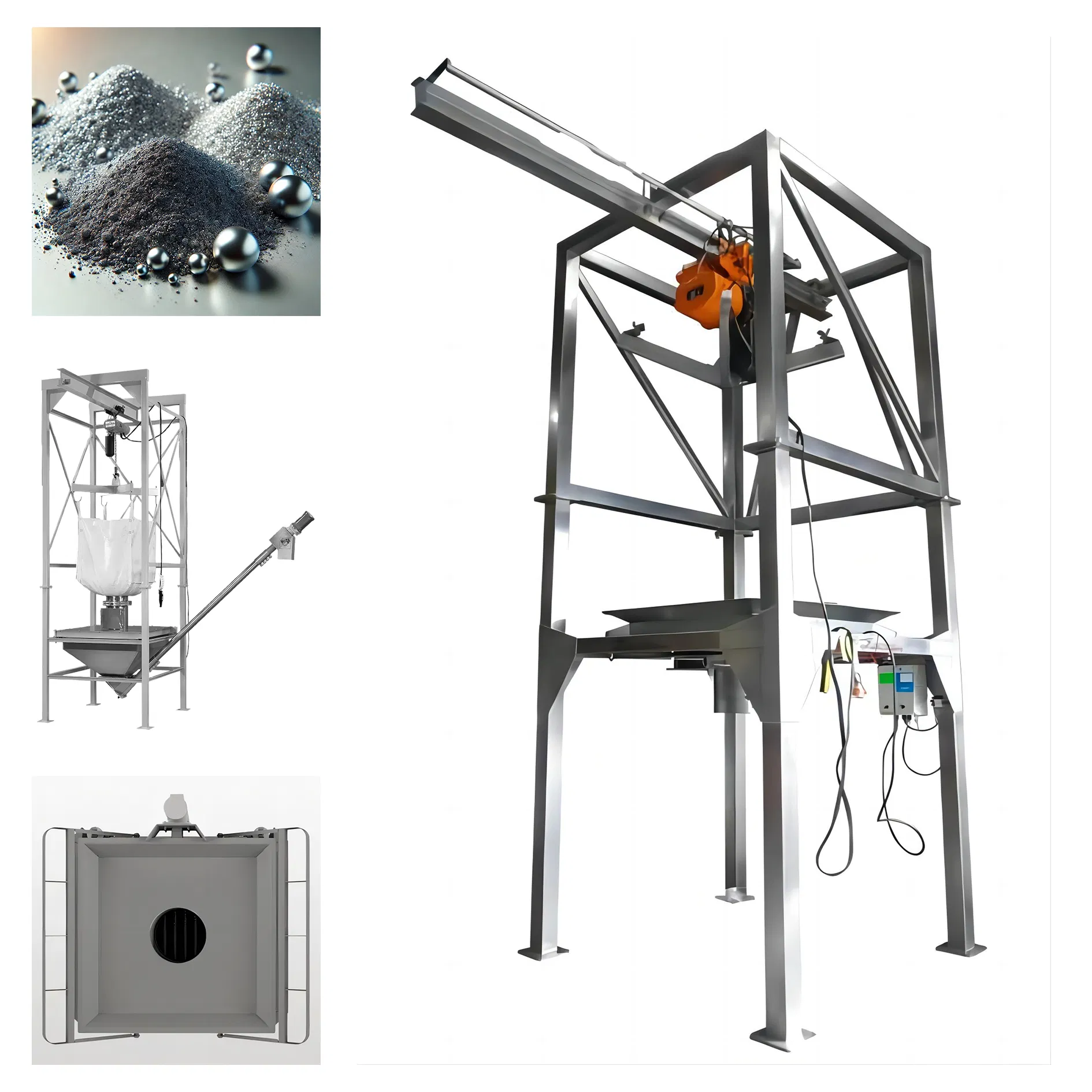 Advanced Large Bag Unloading System with Precision Weighing Technology