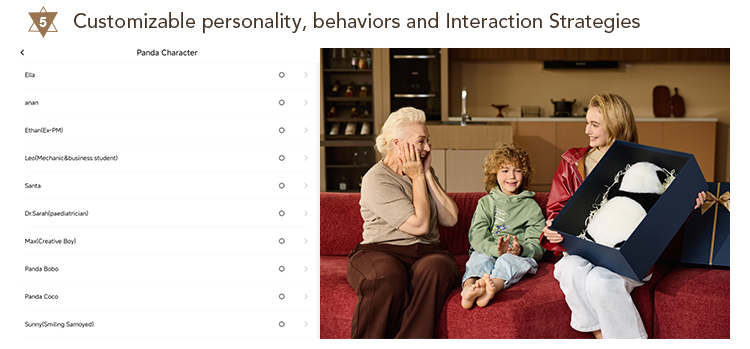 Dedicated Memory System Customizable Behaviors Interaction Strategies High Biomimetic Design Intelligent Companion Robot