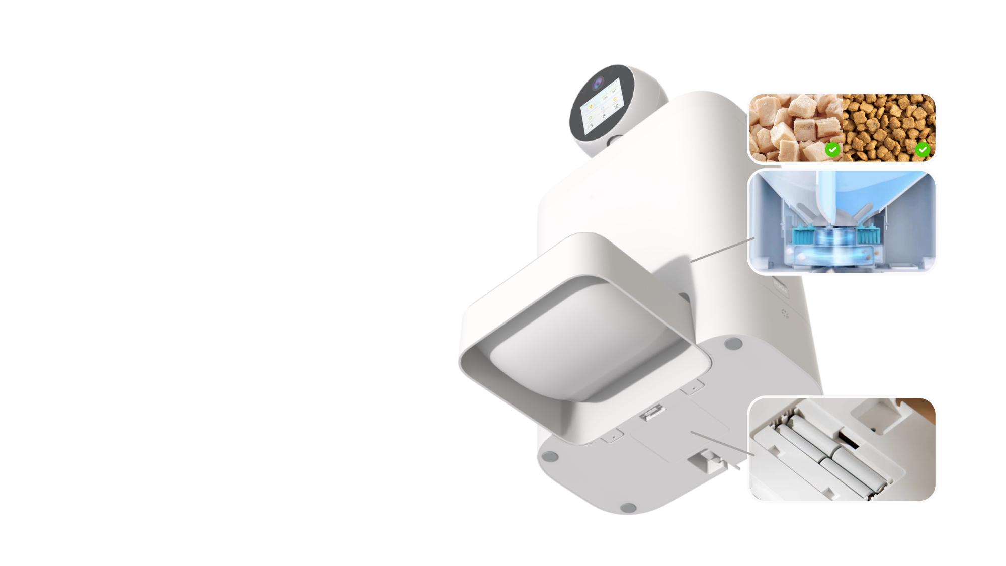 Kibble Size and Capacity Showcase