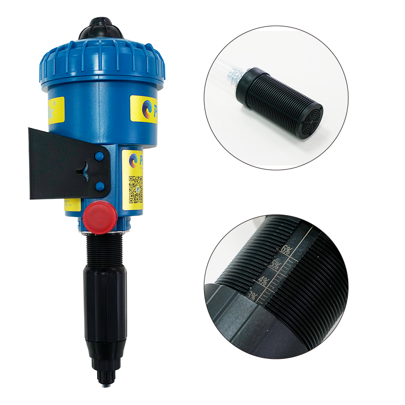 Adjustable Livestock Medication Feeder Hydraulic Automatic Dosing Pump For Swine House Water Line Irrigation System 1%-6%