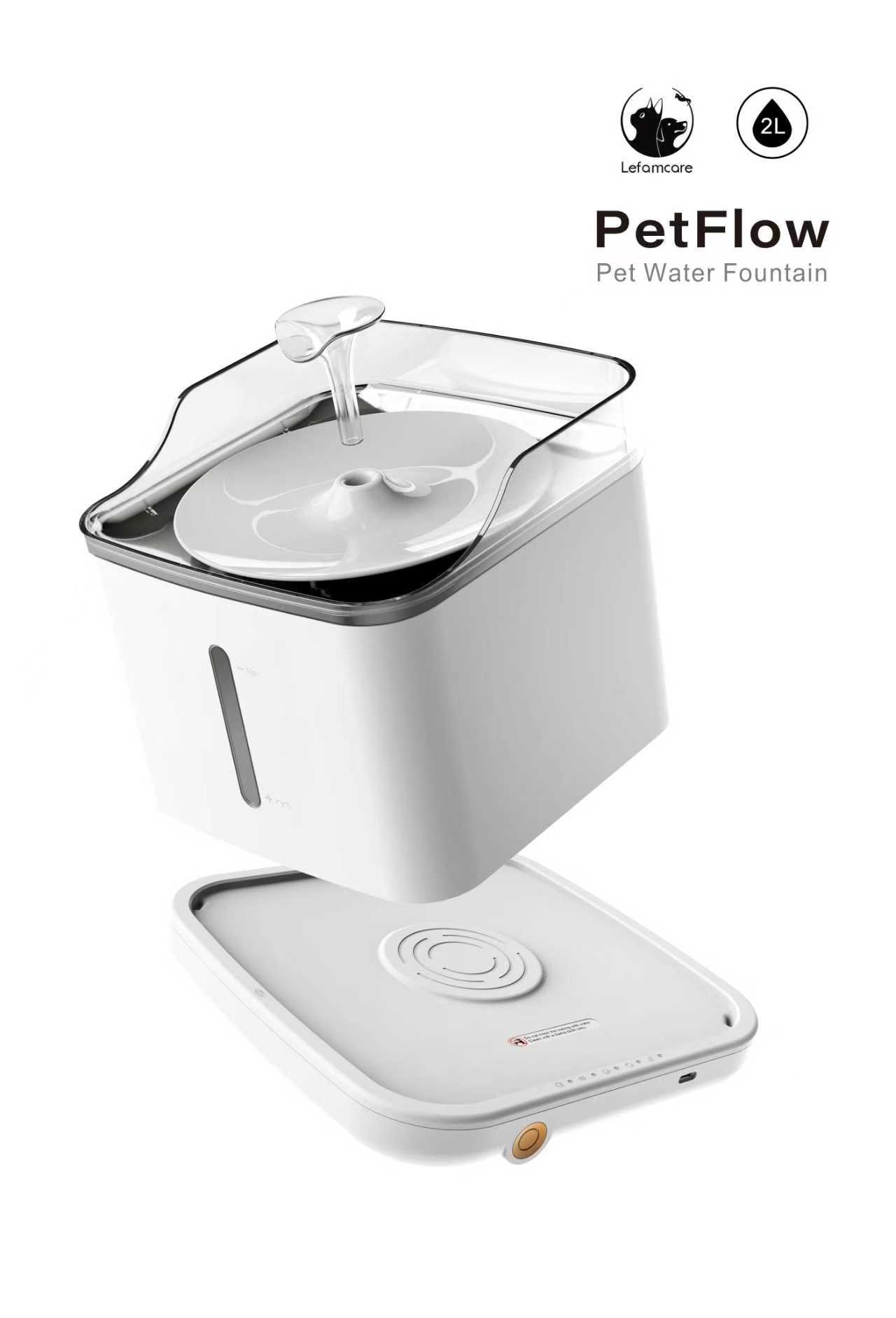 Smart Automatic Pet Feeder Water Fountain Cat &amp; Dog Food Bowl with Filter for Hydrating Your Furry Friends