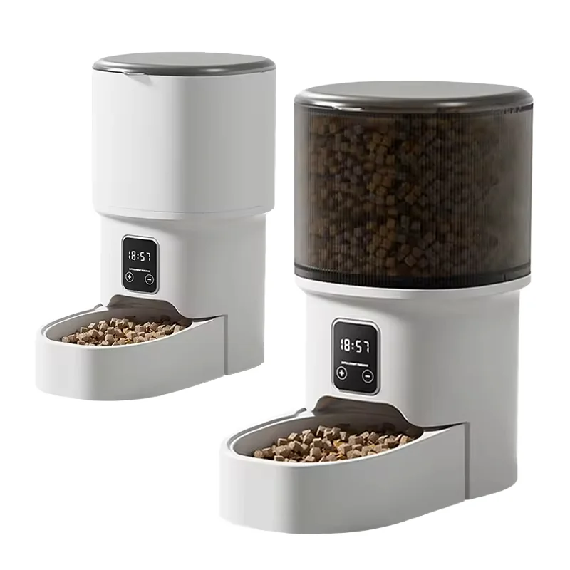 Wholesale Custom Smart Pet Feeder 4L Large Capacity APP Remote Control Timed Portion Dispensing Automatic Cat Dog Food Bowl