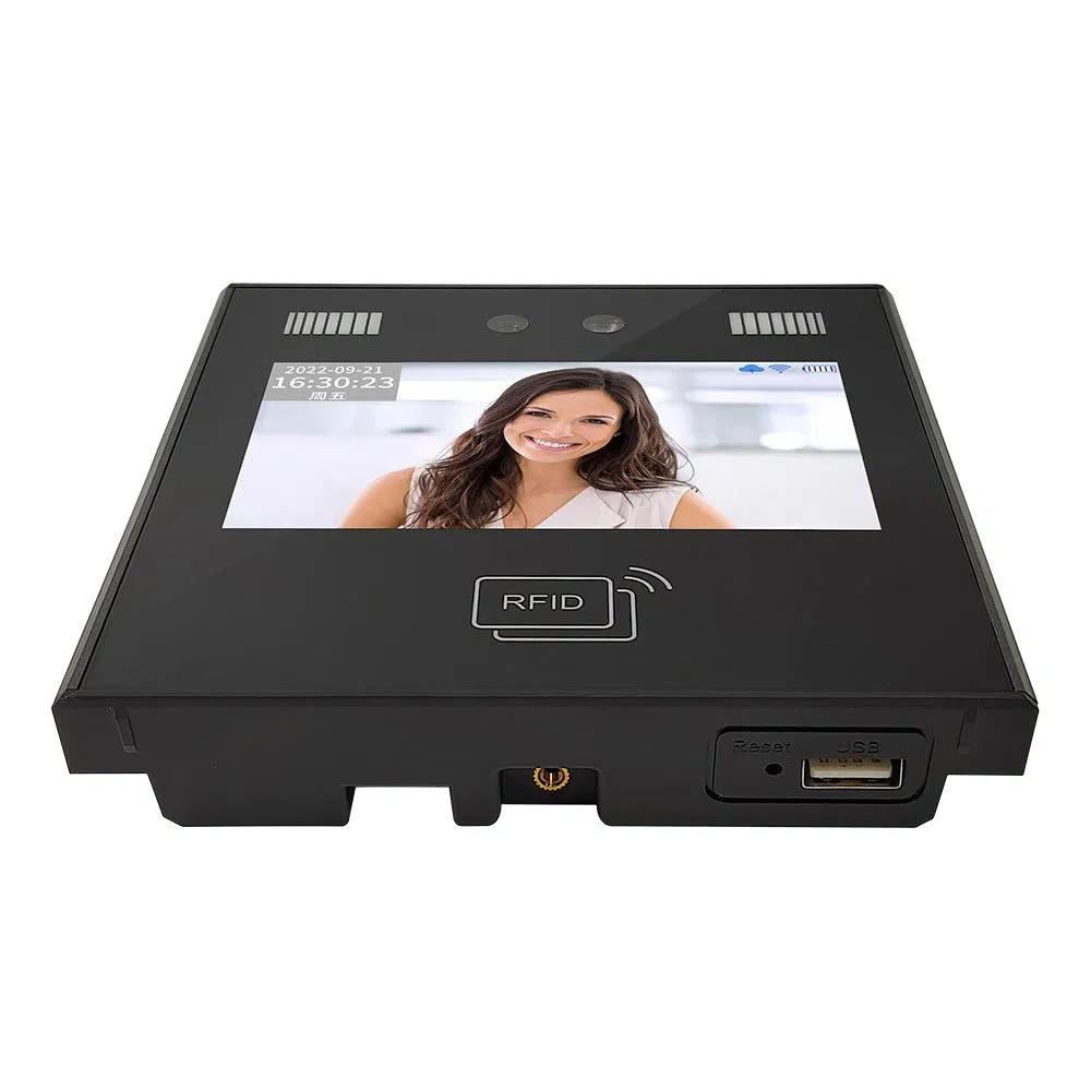 Backup Battery Optional Cloud Software Biometric Ai Face Recognition RFID Time Attendance System