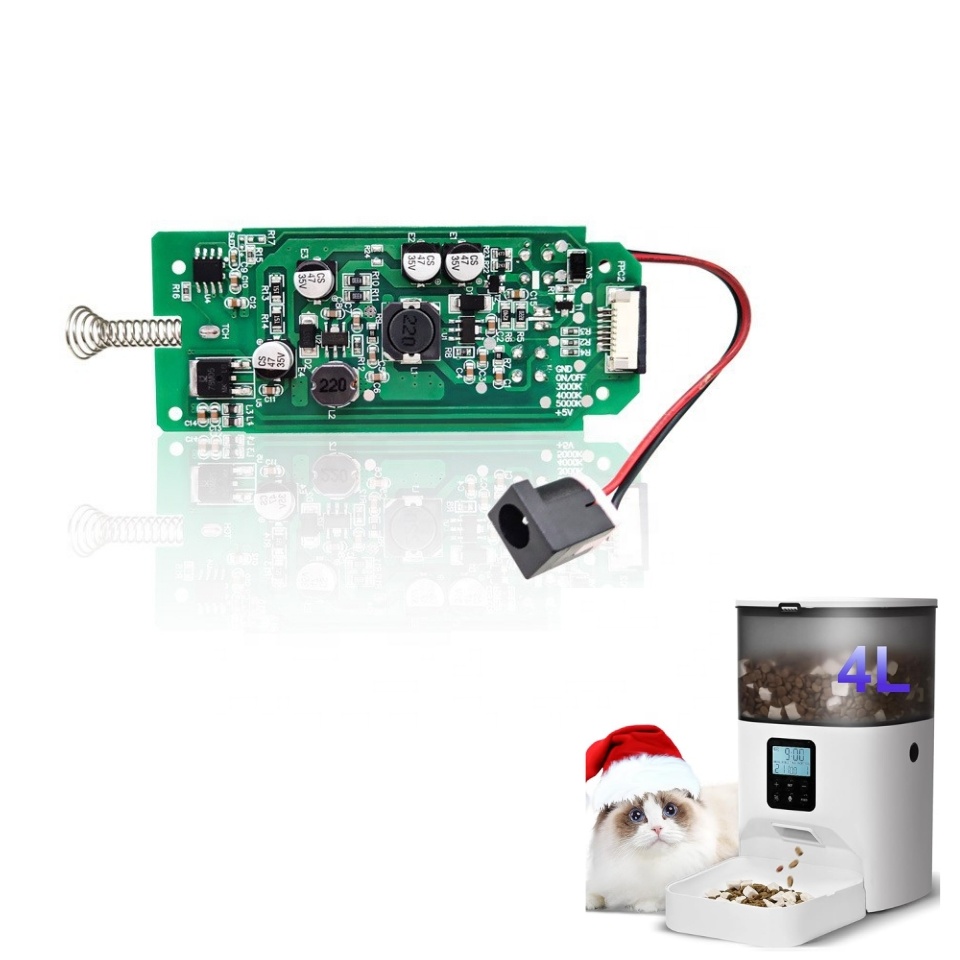 ODM/OEM Automatic Cat Feeder Control Board Solution Development Timed and Quantitative Feeding Pet Smart Feeder