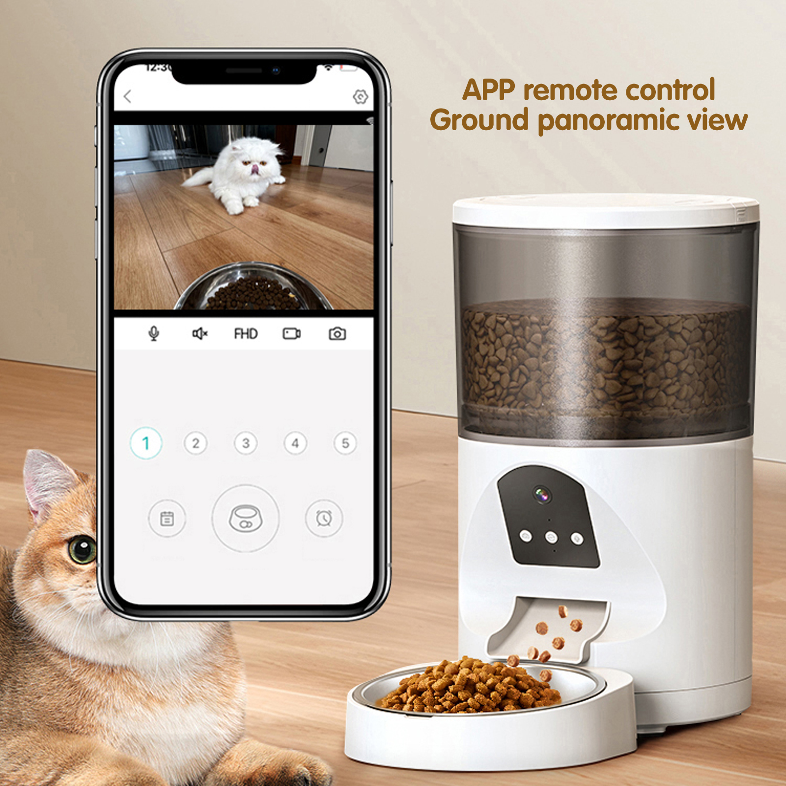 Pet feeder camera view 2