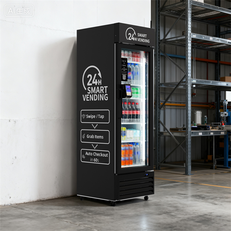 HAHA Vending Combo Refrigerated Vending Machine Pet Food Vending Machine AI Vending Machine 360 Mini
