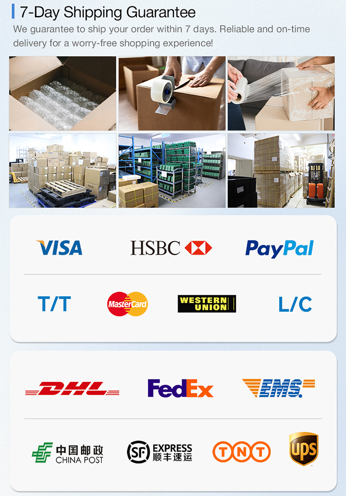 Packing and Delivery details