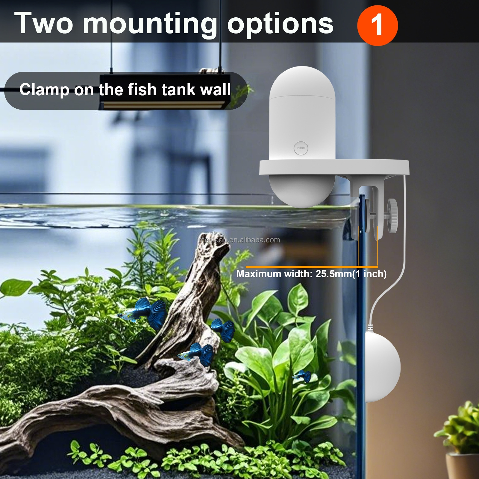 New Trend 4MP 2K HD Night Vision Time Feeding Camera 2.4G 5G Dual Band WiFi Visual Fish Feeder Camera