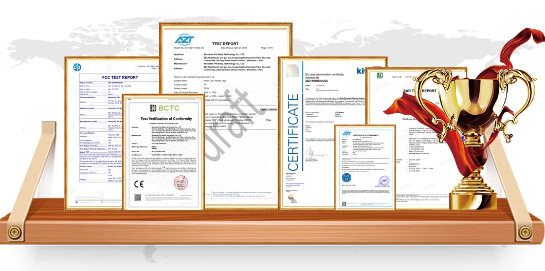 Product Certifications CE FCC RoHS ISO 9001