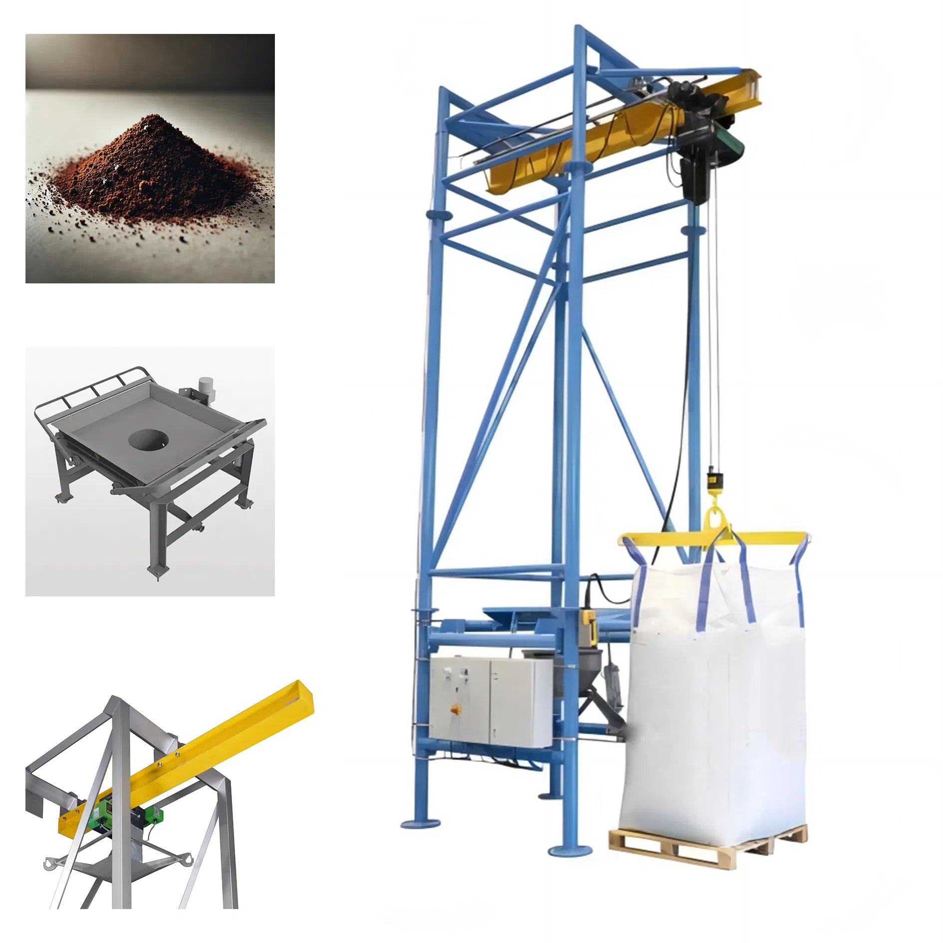 Advanced Industrial Bulk Bag Discharge System for Efficient Processing
