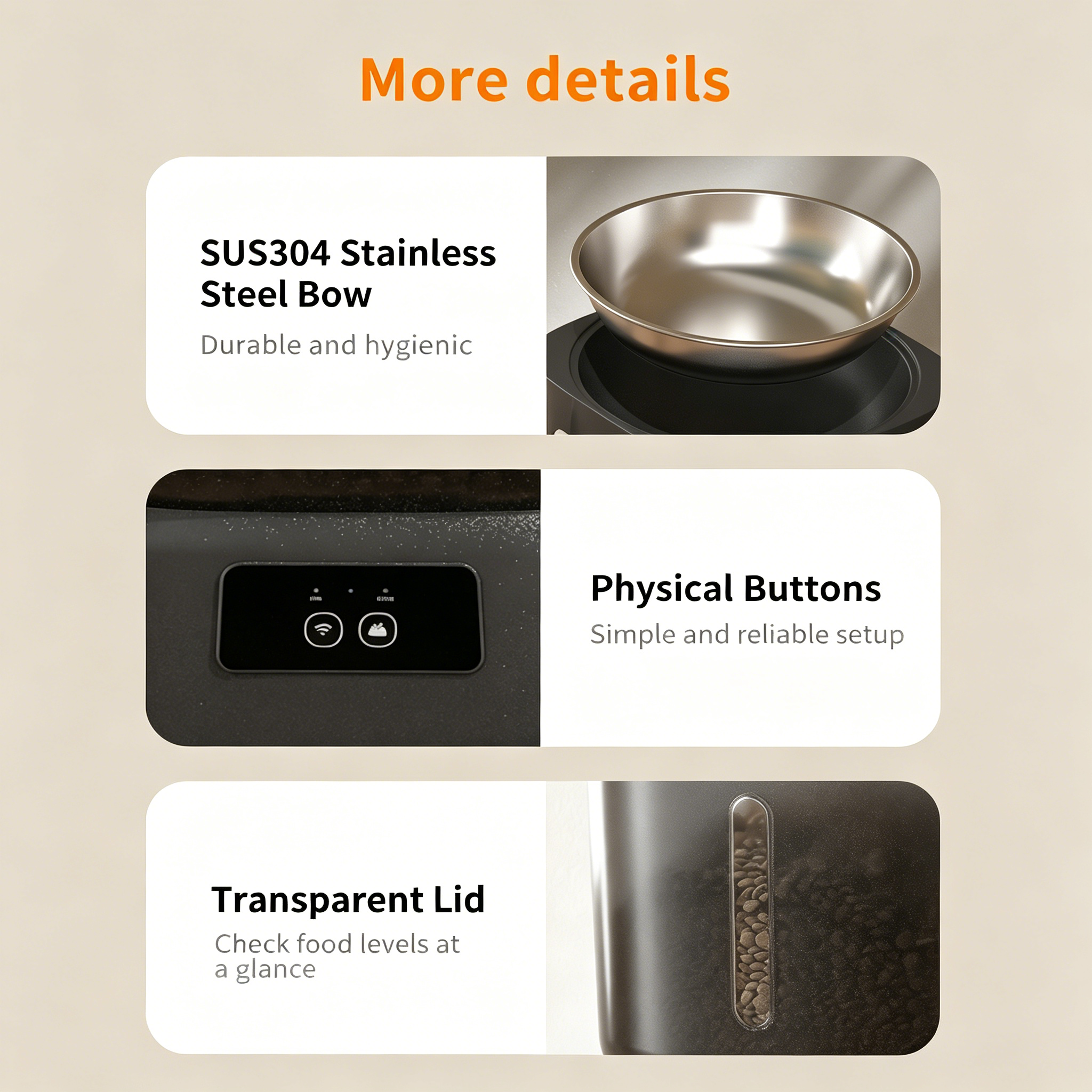 Professional Preservation Serving Interactive Refrigerated Heated Smart Pet Feeder Cooling Warm Dual Wifi Charge Plastic