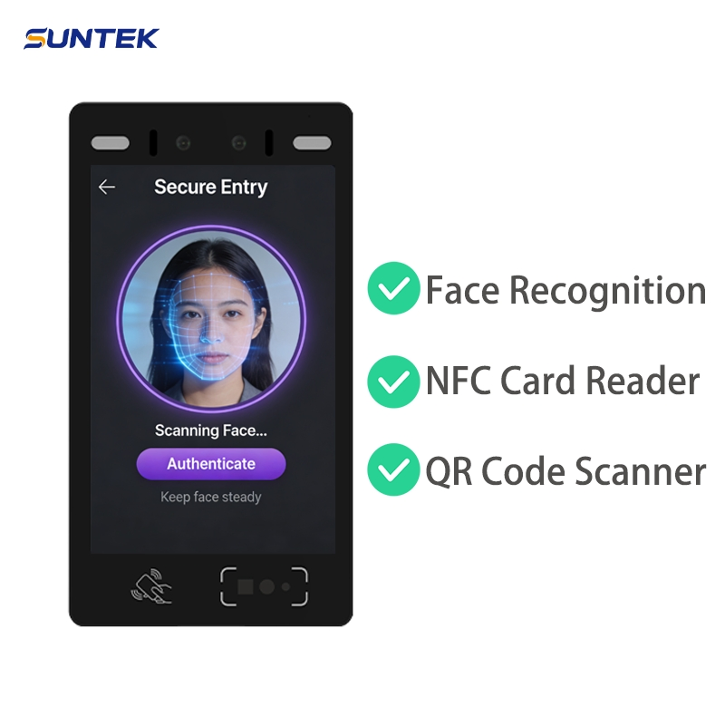 Suntek Large Face Capacity USB Android RFID Card Face Recognition Access Control Security System with Free Sdk