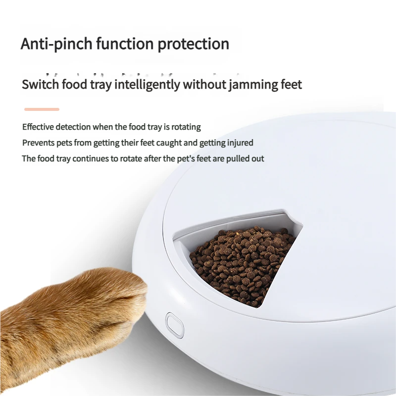Tuya Bluetooth Voice Recording and Playback Smart Automatic Pet Wet Food Dispenser Feeder for Pets