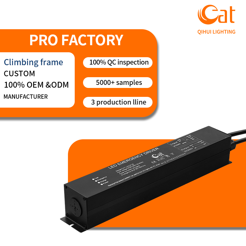 Rechargeable Battery Management Function LED Emergency Power Supply AC-DC Energy Transfer With Multiple Output Options