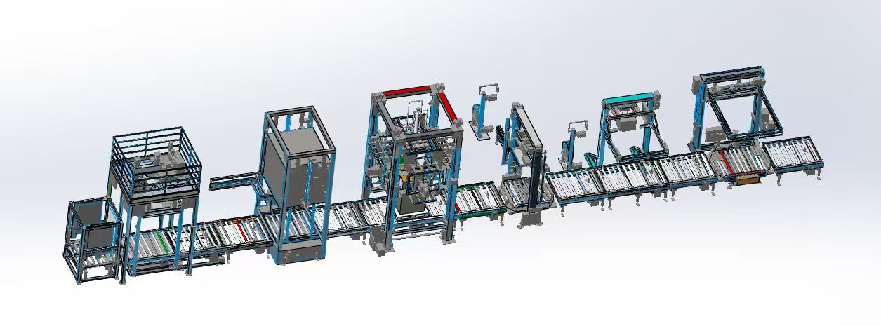 High-Performance Large Bag Packaging System for Industrial Use