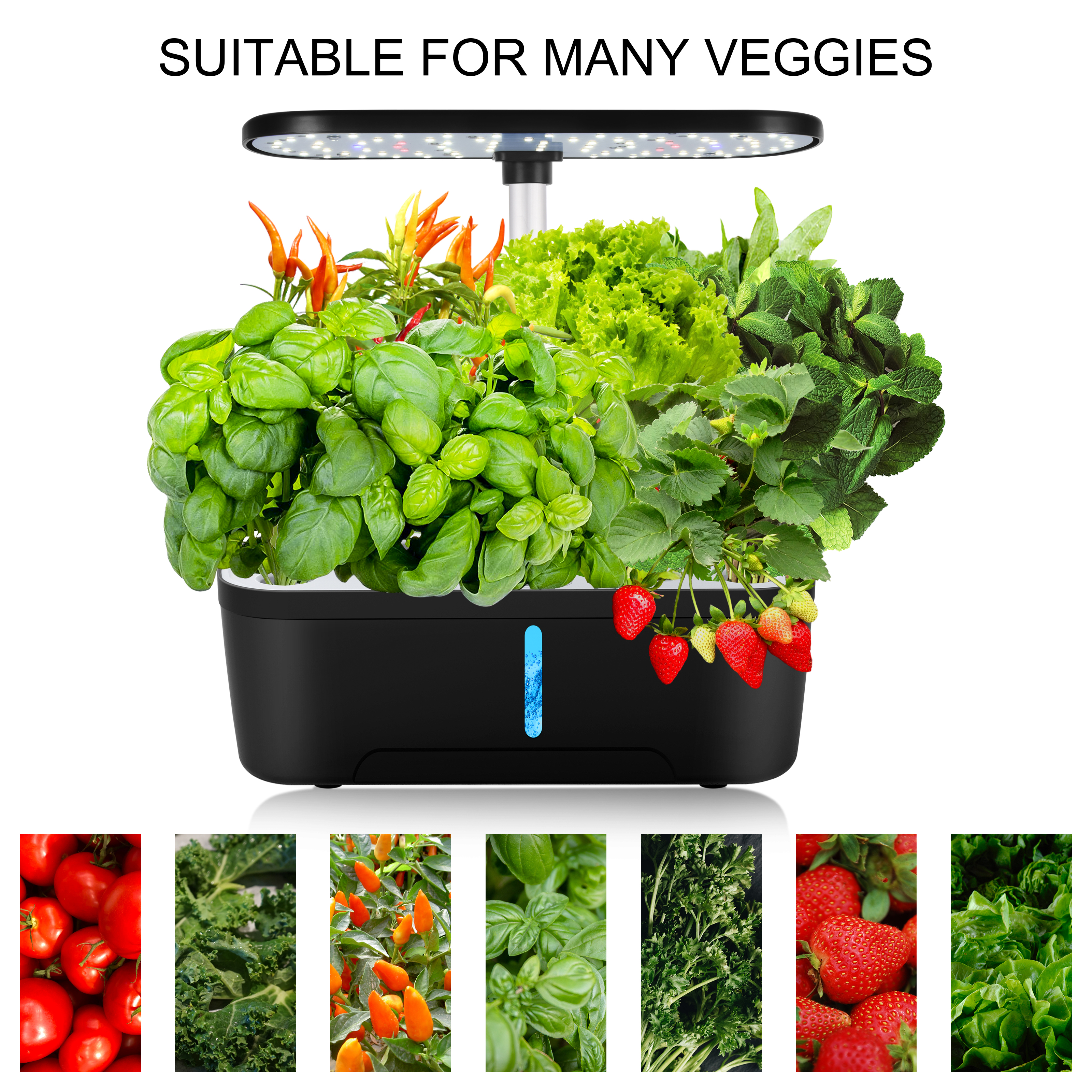 6 Pods Smart Flowerpot Smart Home Improvement Smart Pots &amp; Planters Selfwatering Plant Pot Hydroponics System