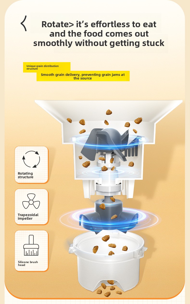 APP Controlled Automatic Pet Feeder Timer Food Dispenser with Camera Dual Stainless Steel Bowls for Cat Dog Scheduled Feeding