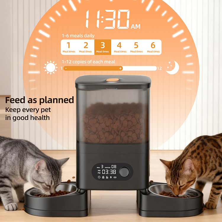 4L Pet Cat Food Dispenser Wifi Automatic Pet Feeder Smart Tuya APP Control Dog Feeder Cat Feeder Wifi Automatic