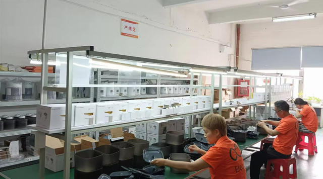 MXI Paws factory production line for smart automatic pet feeder manufacturing